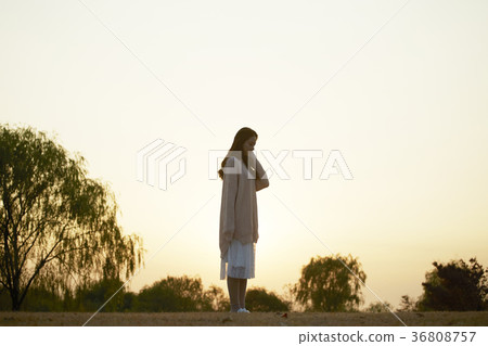 Young woman, college student, life Young woman, college student, life 36808757