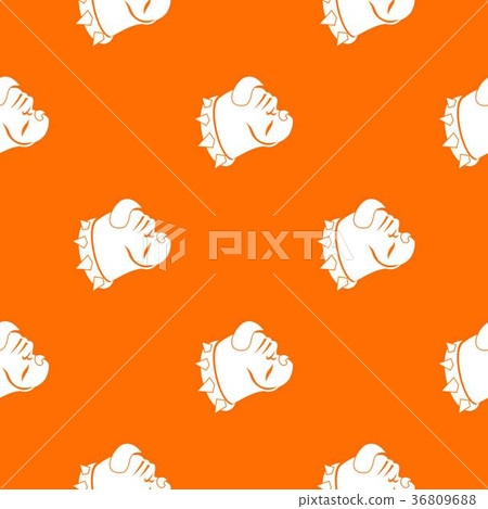 Bulldog dog pattern seamless Bulldog dog pattern seamless 36809688