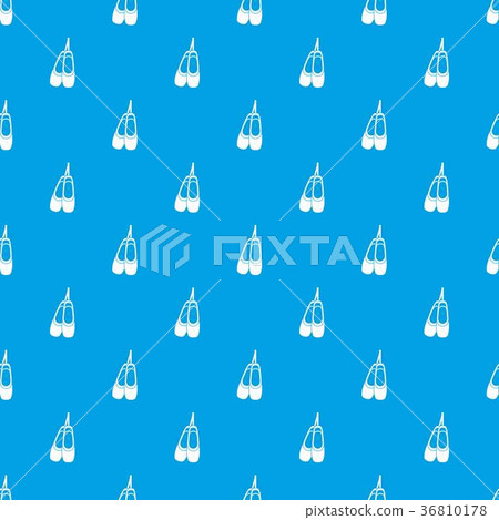 Pointe shoes pattern seamless blue 36810178
