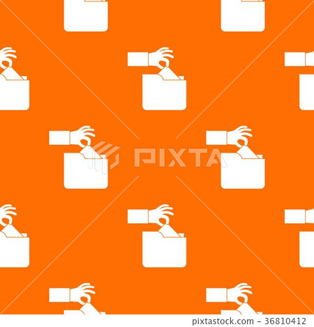 Robbery secret data in folder pattern seamless 36810412