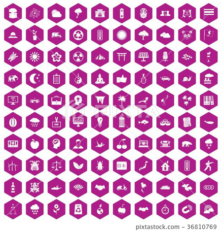 100 harmony icons hexagon violet 100 harmony icons hexagon violet 36810769