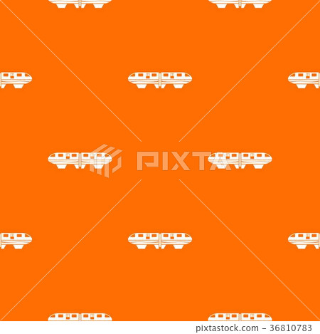 Monorail train pattern seamless 36810783