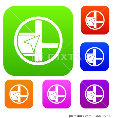 Map navigation set collection 36810787