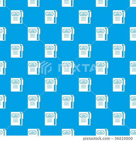Notepad pattern seamless blue - Stock Illustration [36810800] - PIXTA