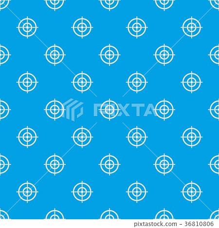 Target pattern seamless blue - Stock Illustration [36810806] - PIXTA