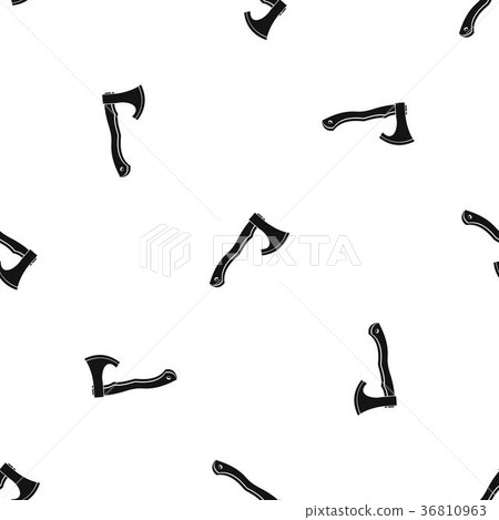 Hatchet pattern seamless black 36810963