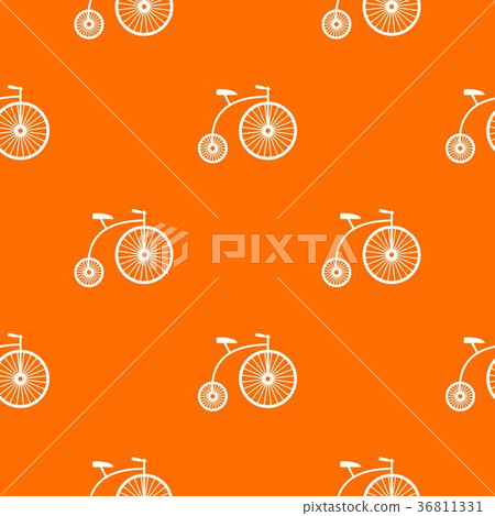 Penny-farthing pattern seamless 36811331