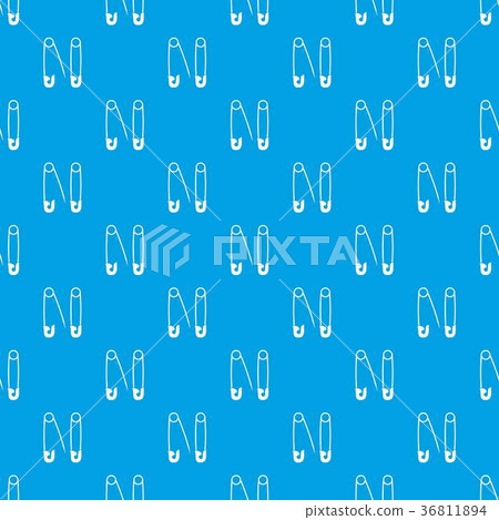 Pins pattern seamless blue Pins pattern seamless blue 36811894