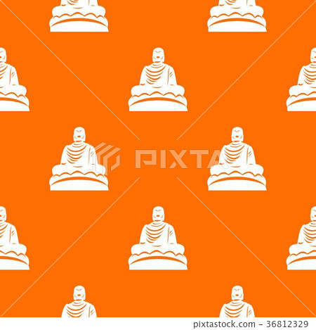 Buddha statue pattern seamless Buddha statue pattern seamless 36812329