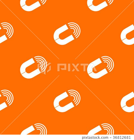 Horseshoe magnet pattern seamless 36812681