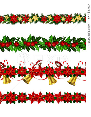 Vector Christmas Border 36813802