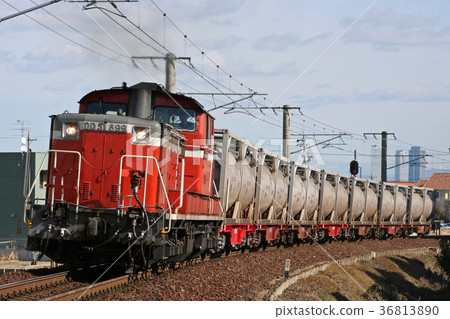 Yokkaichi貨運由JNR顏色DD51檢查。 2006年1月19日 36813890