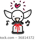 Bird happy present 36814372