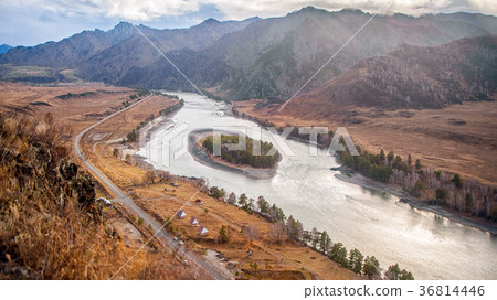 Autumn Landscape Mountain Autumn Landscape Mountain 36814446