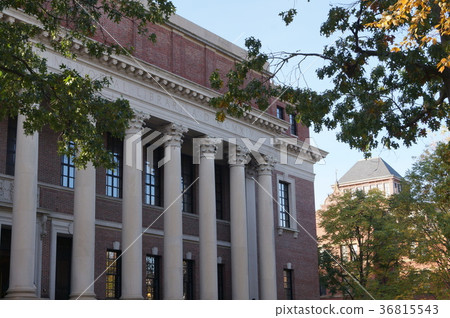 美國哈佛大學的Widener紀念圖書館 36815543