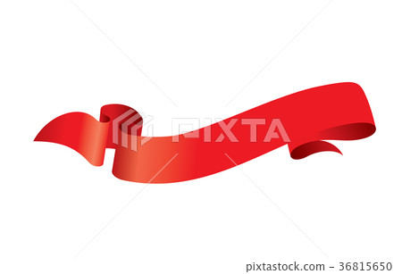 vector red ribbon vector red ribbon 36815650