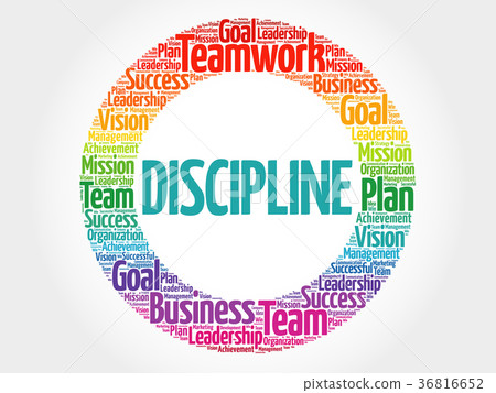 DISCIPLINE word cloud collage - Stock Illustration [36816652] - PIXTA