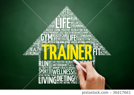 Trainer arrow word cloud Trainer arrow word cloud 36817661