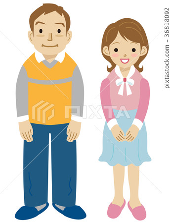 Couple couple holiday greeting Couple couple holiday greeting 36818092