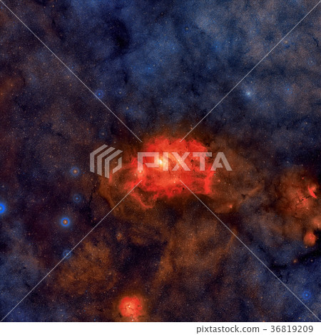 Area around the Lagoon Nebula. 36819209