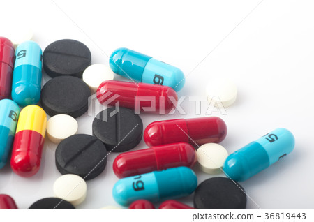 colorful medication and pills colorful medication and pills 36819443