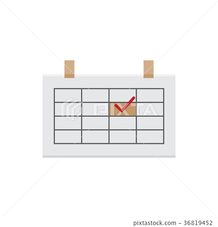 calendar vector icon Isolated on white background calendar vector icon Isolated on white background 36819452