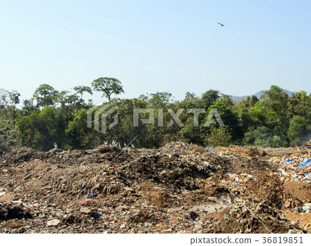 Large garbage dump waste Large garbage dump waste 36819851