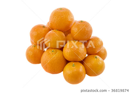 Heap of ripe fresh juicy tangerines  36819874