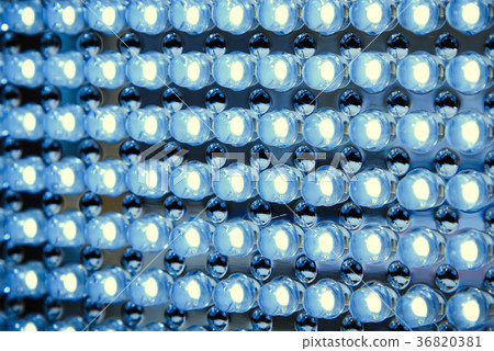 Led panel in fluorescent light close up 36820381