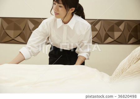 Hotel cleaning staff 36820498