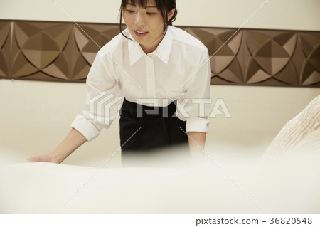 Hotel cleaning staff 36820548