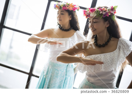 Hula dancer dance 36820809