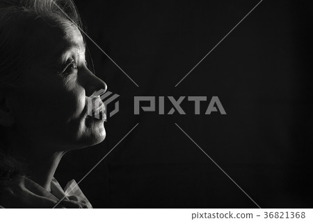 Senior portrait monochrome Senior portrait monochrome 36821368