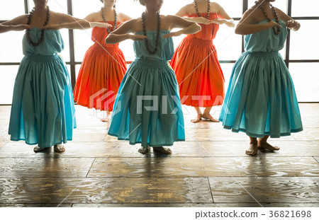 Hula dancer dance 36821698