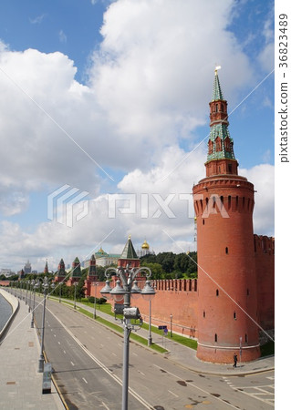 Russia The Kremlin Wall Stock Photo 3634