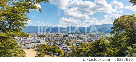 View Ono city area from Echizen Ono Castle 36823650
