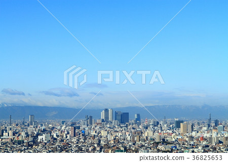 Urban landscape of Nagoya city seen from Higashiyama Sky Tower Urban landscape of Nagoya city seen from Higashiyama Sky Tower 36825653