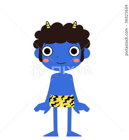 藍色嬰兒站立的姿勢 藍色嬰兒站立的姿勢 36825684
