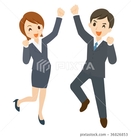 Men and women in suits Men and women in suits 36826853