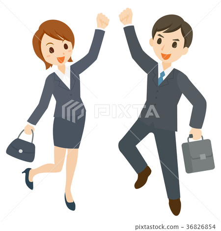 Men and women in suits Men and women in suits 36826854