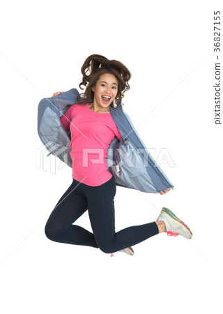 Cheerful girl Cheerful girl 36827155