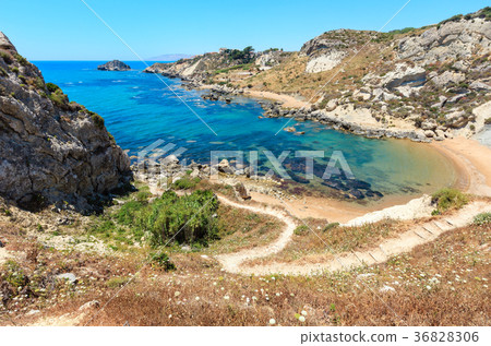 Sea beach near Rocca di San Nicola, Sicily, Italy 36828306