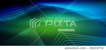 Straight neon lines Straight neon lines 36828756