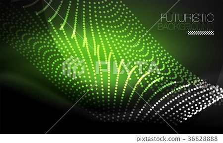 Smooth neon wave Smooth neon wave 36828888