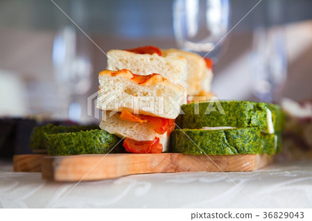 Food in a restaurant 36829043