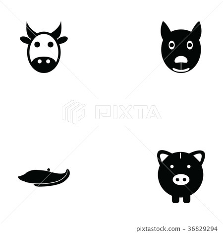animals icon set animals icon set 36829294