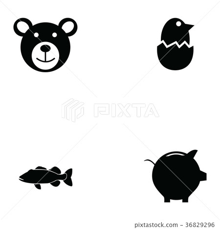 animals icon set animals icon set 36829296