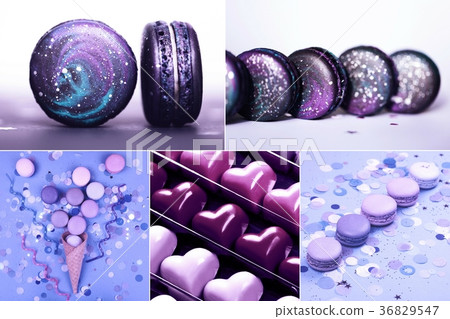 Collage with Ultra Violet sweets 36829547