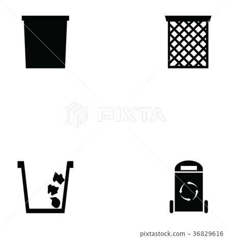 bin icon set bin icon set 36829616