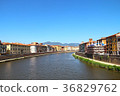 View of the Arno River in Pisa 36829762
